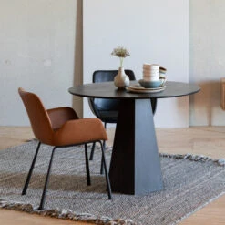 Zuiver Ronde Design Eettafel Zwart -Zuiver Verkoop 2 8