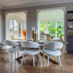 Ovale Eettafel Visgraat -Zuiver Verkoop 7378 5