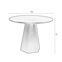 Zuiver Ronde Design Eettafel Zwart -Zuiver Verkoop 8 2