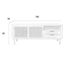 Beige Tv-meubel Met Rotan 15 Beige Tv-meubel Met Rotan -Zuiver Verkoop beige tv meubel met rotan amaya bodio 07