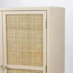 Beige Wandkast Met Rotan Deuren -Zuiver Verkoop beige wandkast met rotan deuren amaya bodio 03