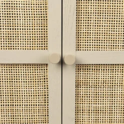 Beige Wandkast Met Rotan Deuren -Zuiver Verkoop beige wandkast met rotan deuren amaya bodio 05