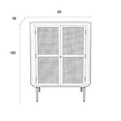 Beige Wandkast Met Rotan Deuren -Zuiver Verkoop beige wandkast met rotan deuren amaya bodio 08