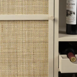 Beige Wijnkast Met Rotan 14 Beige Wijnkast Met Rotan -Zuiver Verkoop beige wijnkast met rotan amaya bodio 06