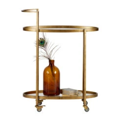 BePureHome Push Trolley Metaal Antique -Zuiver Verkoop bepure brass push trolley metaal antique 03