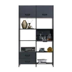 BePureHome Moderne Vakkenkast Mat Zwart -Zuiver Verkoop bepure legacy moderne vakkenkast mat zwart 04