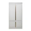 BePureHome Opbergkast Met Lambrisering -Zuiver Verkoop bepure organize witte bergkast met legplanken 01