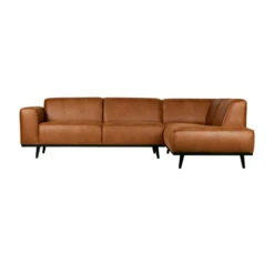 BePureHome Hoekbank Retro Design -Zuiver Verkoop bepure statement hoekbank eco leer cognac 05 1