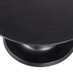 BePureHome Ronde Salontafel Met Bolpoot -Zuiver Verkoop bepurehome blanco ronde salontafel met bolpoot 03