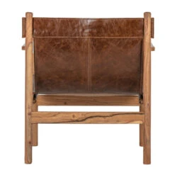 BePureHome Fauteuil Leer En Hout -Zuiver Verkoop bepurehome chill echt lederen fauteuil 04