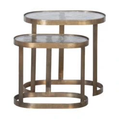 BePureHome Antique Brass Bijzettafelset