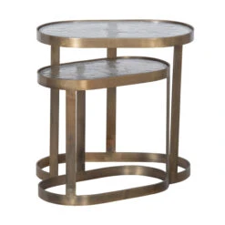 BePureHome Antique Brass Bijzettafelset -Zuiver Verkoop bepurehome clean antique brass bijzettafelset 06