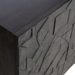 BePureHome Zwart Dressoir Houtsnijwerk 14 BePureHome Zwart Dressoir Houtsnijwerk -Zuiver Verkoop bepurehome counter zwart dressoir houtsnijwerk 07