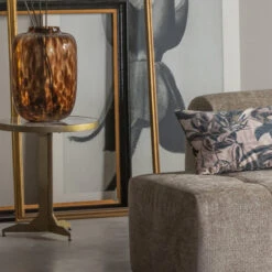 BePureHome Ronde Bijzettafel Goud En Marmer -Zuiver Verkoop bepurehome cute ronde bijzettafel goud en marmer 01