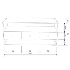 BePureHome Gouden Tv-meubel Met Glas -Zuiver Verkoop bepurehome depart gouden tv meubel met glas 08
