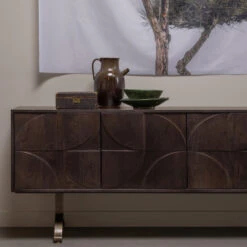 BePureHome Dressoir Mangohout Walnoot -Zuiver Verkoop bepurehome draw dressoir mangohout walnoot 03