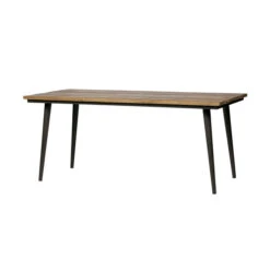BePureHome Houten Tafel Met Zwarte Poot -Zuiver Verkoop bepurehome guild houten tafel met zwarte poot 03