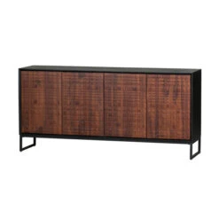 BePureHome Dressoir Walnoot En Zwart 12 BePureHome Dressoir Walnoot En Zwart -Zuiver Verkoop bepurehome nuts dressoir met walnoot en zwart 02