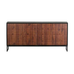 BePureHome Dressoir Walnoot En Zwart 11 BePureHome Dressoir Walnoot En Zwart -Zuiver Verkoop bepurehome nuts dressoir met walnoot en zwart 04