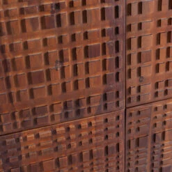 BePureHome Wandkast Walnoot Met Zwart -Zuiver Verkoop bepurehome nuts houten wandkast walnoot zwart 06