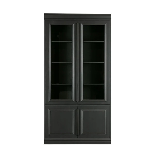 BePureHome Vitrinekast Mat Zwart 3 BePureHome Vitrinekast Mat Zwart
