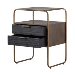 BePureHome Nachtkastje Met 2 Lades -Zuiver Verkoop bepurehome polite nachtkastje met 2 lades 05