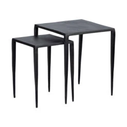 BePureHome Bijzettafelset Metaal Zink