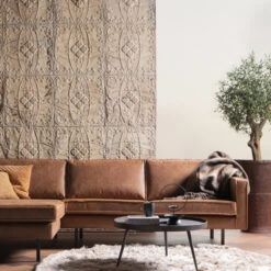 BePureHome Hoekbank Chaise Longue Eco Leer -Zuiver Verkoop bepurehome rodeo hoekbank chaise longue recycle leer 03