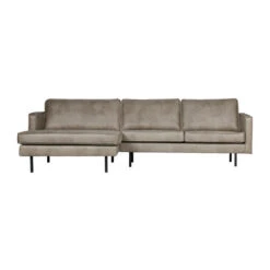 BePureHome Hoekbank Chaise Longue Eco Leer -Zuiver Verkoop bepurehome rodeo hoekbank chaise longue recycle leer 10
