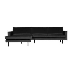 BePureHome Hoekbank Chaise Longue Velvet -Zuiver Verkoop bepurehome rodeo velvet hoekbank chaise longue fluweel 08