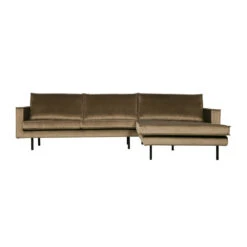 BePureHome Hoekbank Chaise Longue Velvet -Zuiver Verkoop bepurehome rodeo velvet hoekbank chaise longue fluweel 31