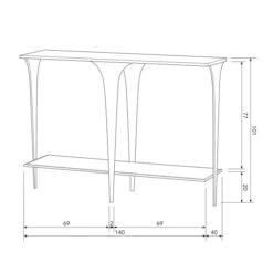BePureHome Sidetable Metaal Antique -Zuiver Verkoop bepurehome scooping sidetable metaal antique 07