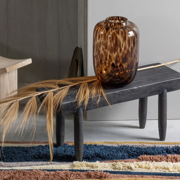 BePureHome Stoer Houten Halbankje 4 BePureHome Stoer Houten Halbankje - Afbeelding 2