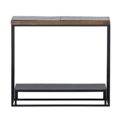 BePureHome Matzwarte Sidetable Met Glas