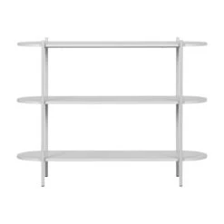 BePureHome Witte Stellingkast Ovaal -Zuiver Verkoop bepurehome tender witte stellingkast ovaal 2