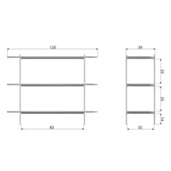 BePureHome Witte Stellingkast Ovaal -Zuiver Verkoop bepurehome tender witte stellingkast ovaal 6