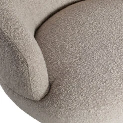 BePureHome Ronde Draaifauteuil Boucle 11 BePureHome Ronde Draaifauteuil Boucle -Zuiver Verkoop bepurehome woolly draaifauteuil van zachte stof 05