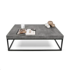 Betonlook Salontafel 120 Cm -Zuiver Verkoop betonlook salontafel 120 cm tundo lago 05