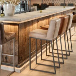 Luxe Barkruk Van Leer Samenstellen -Zuiver Verkoop big bar 1 1.3670 1