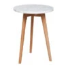 Zuiver Ronde Bijzettafel Van Marmer