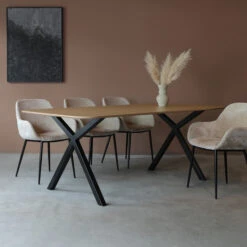 Eettafel Deens Ovaal Eiken -Zuiver Verkoop bodio flos eettafel deens ovaal eiken 01