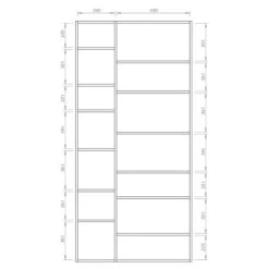 Design Boekenkast 108 Cm Breed -Zuiver Verkoop boekenkast tundo emilia 108b afmetingen 800x800 1