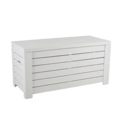 Brafab Kussenbox Wit Hout Met Hoes