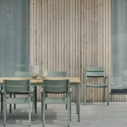 Brafab Grote Tuintafel Teak Hout -Zuiver Verkoop brafab nox grote tuintafel teak en groen alu 02 1