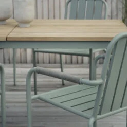 Brafab Grote Tuintafel Teak Hout -Zuiver Verkoop brafab nox grote tuintafel teak en groen alu 07 1