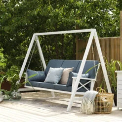 Brafab Schommelbank Wit Aluminium -Zuiver Verkoop brafab sottenville schommelbank wit aluminium 03