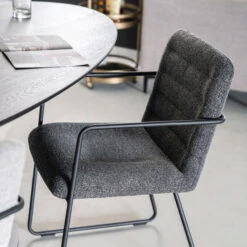 Moderne Eetkamerstoel Zachte Stof -Zuiver Verkoop by boo artego moderne eetkamerstoel zachte stof antraciet 02 2