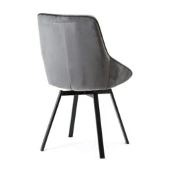 Draaibare Eetstoel Fluweel -Zuiver Verkoop by boo beau moderne eetstoel van fluweel 02