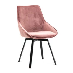 Draaibare Eetstoel Fluweel -Zuiver Verkoop by boo beau moderne eetstoel van fluweel 05