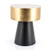 Ronde Bijzettafel Zwart Met Goud -Zuiver Verkoop by boo bunga small ronde bijzettafel zwart met goud 01